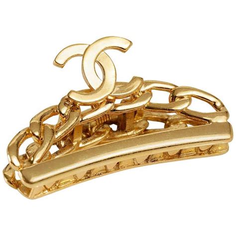 chanel hair clip/claw